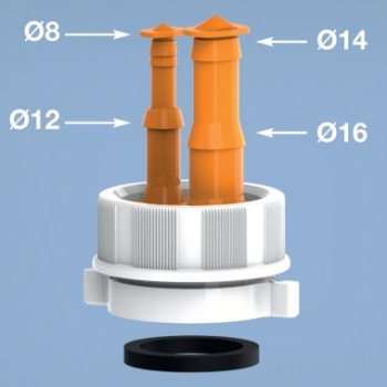 Kondensatanschluss/platzsparender Siphon